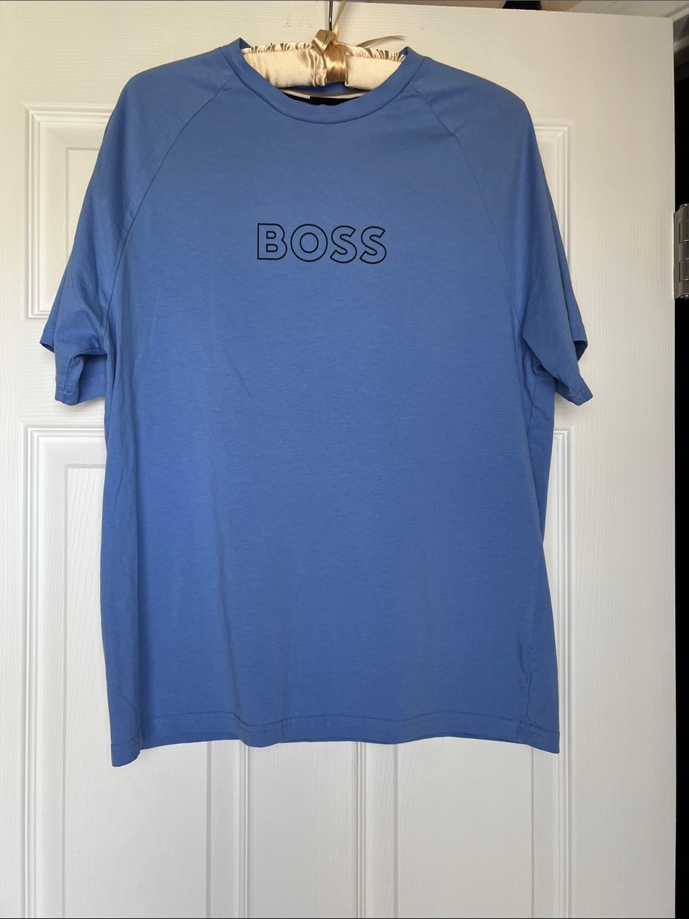 Boss Short-Sleeve Logo Tee in Light Blue